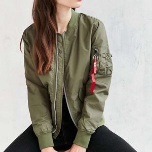 NWOT Alpha Industries women’s bomber jacket